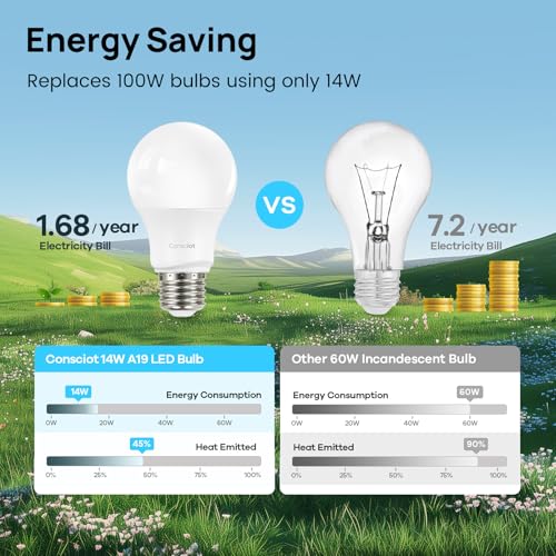 A19 LED Light Bulb (5 Count)