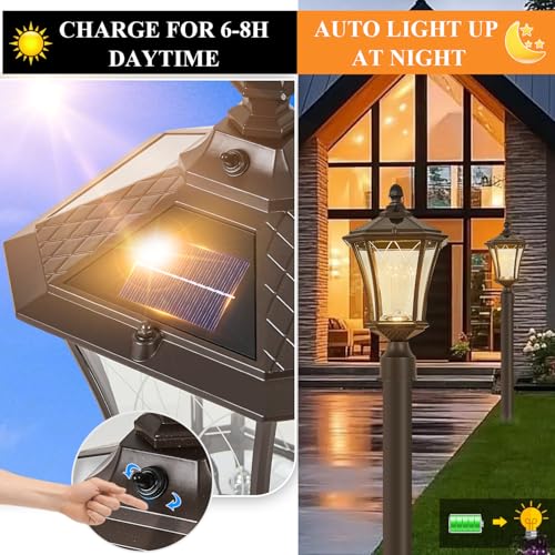 Dusk to Dawn Solar Outdoor Post Lights