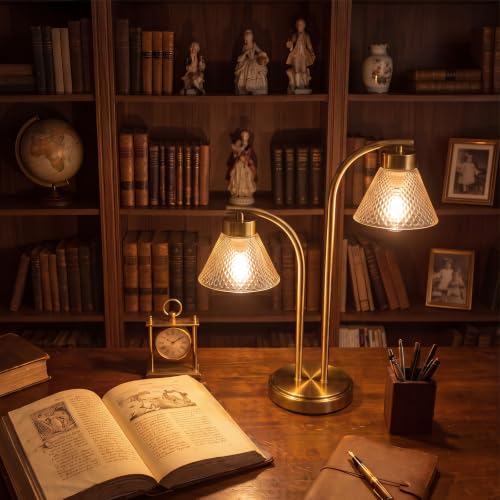 Mid Century Modern Gold Lamp for Bedroom