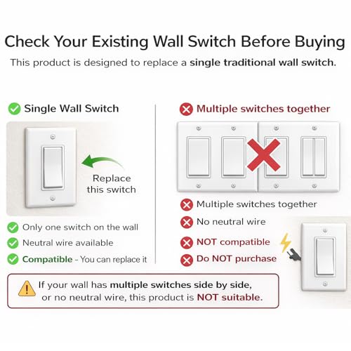 L10 Smart Dimmer Switch with 4.5" LCD Touch Screen
