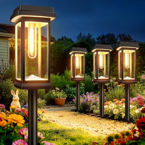 Solar Pathway Lights Outdoor (12 Count)
