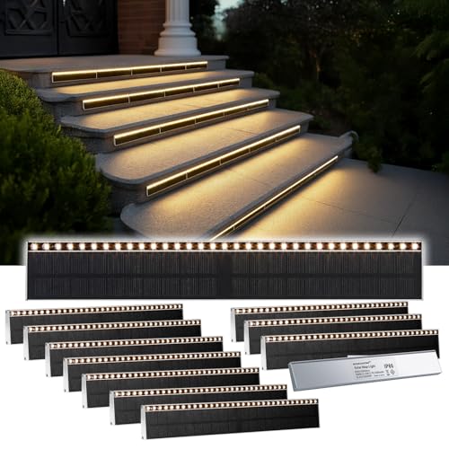 Solar Step Lights Outside (12 Count)