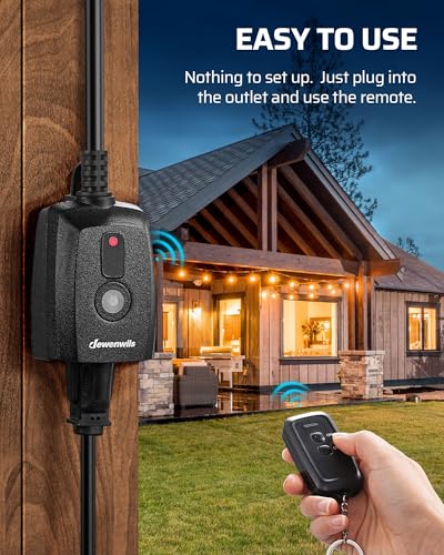 Outdoor Remote Control Outlet