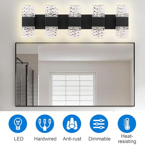 30.3 in LED Bathroom Lighting Fixtures Over Mirror 40W