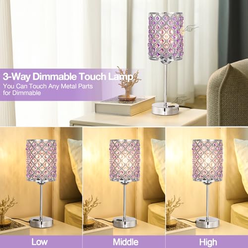 Crystal Lamps for Night Stands