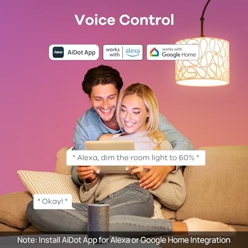 WiFi Smart Light Bulbs (8 Count)