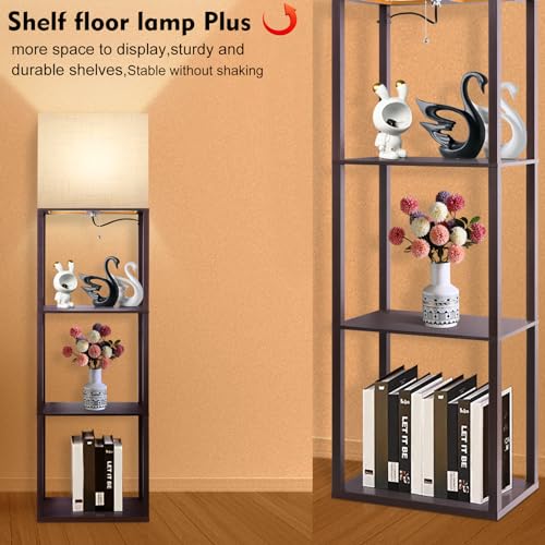 Plus Floor Lamp with Shelves