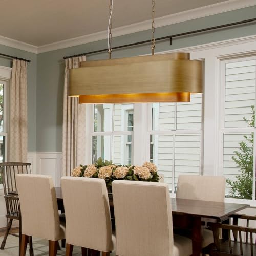 40" Modern Farmhouse Linear Chandelier