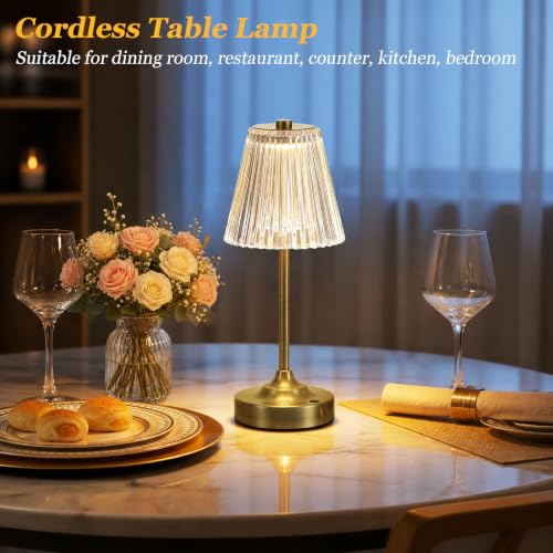 Bronze Cordless Rechargeable Table Lamp