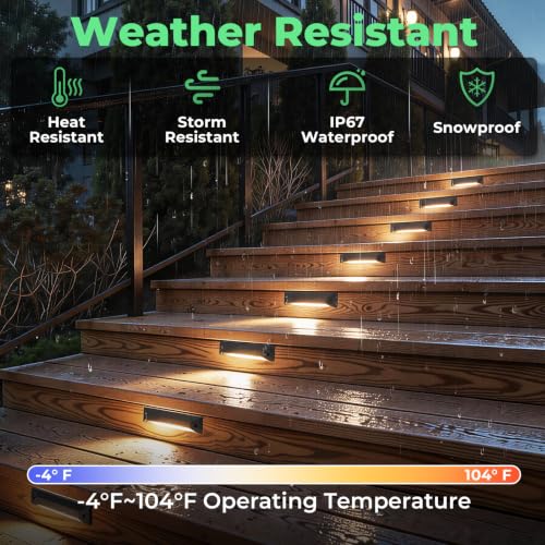 8 Inch Low Voltage LED Step Lights (12 Count)