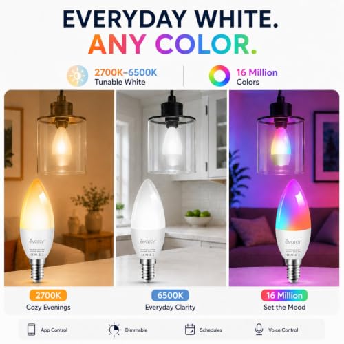 E12 Smart Bulbs (4 Count)