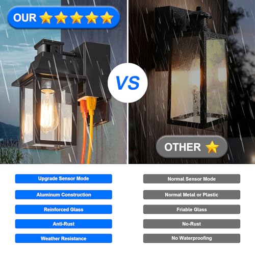 Porch Lights with GFCI Outlet