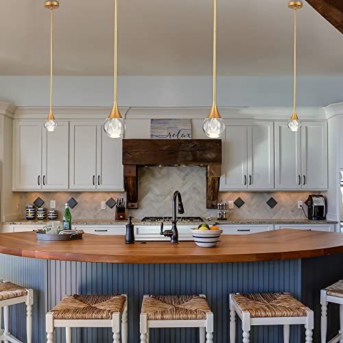 Gold Pendant Lights Kitchen Island (2 Count)