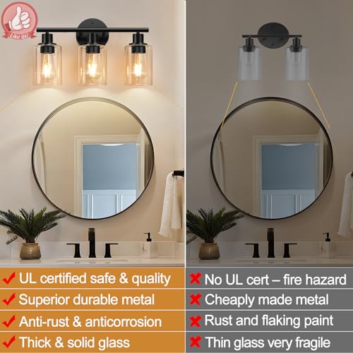 3 Light Bathroom Light Fixtures