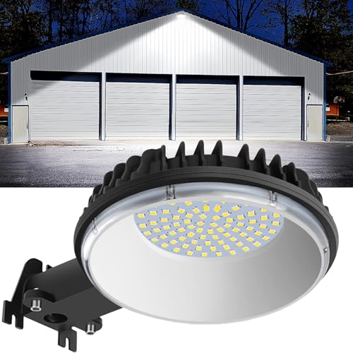 120W Dusk to Dawn Outdoor Lighting with 15KLM 6500K Daylight for Yard