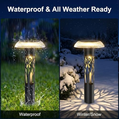 Solar Pathway Lights Outdoor (6 Count)