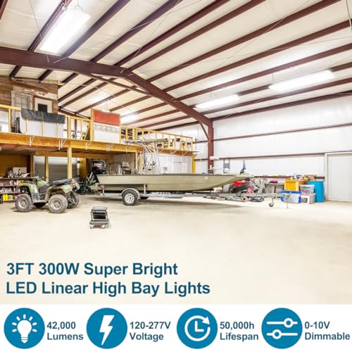 High Bay LED Shop Lights 300W (2 Count)
