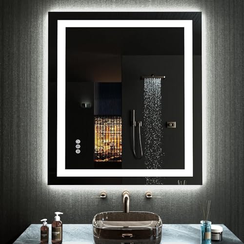20"X28" RGB LED Bathroom Mirror with Lights