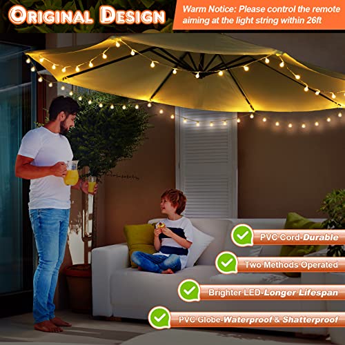 1 Pack 32 FT LED Patio Umbrella Lights