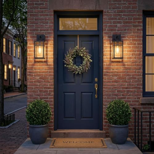 14 Inch Traditional Insect‑Proof Outdoor Wall Light Sconce 2‑Pack (2 Count)