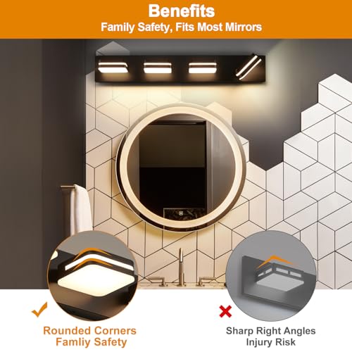 360° Rotate LED Bathroom Vanity Light Fixtures