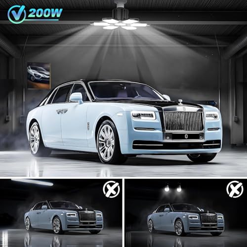Led Garage Lights 2 Pack 200W Super Bright Ceiling Led Shop Lights (2 Count)