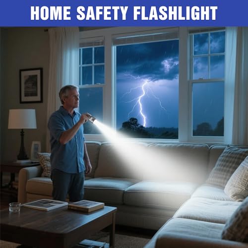 4 Pack Rechargeable Emergency Light with Auto On Power Outage (4 Count)