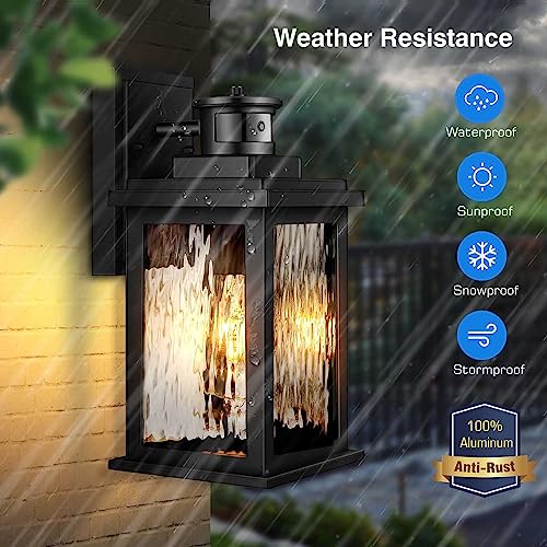Porch Lights Outdoor with Motion Sensor