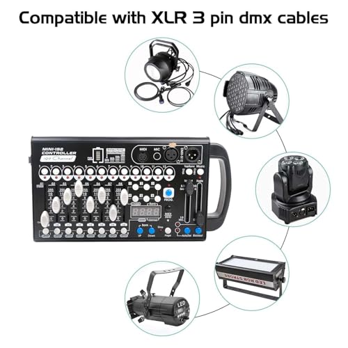 Battery DMX Controller with Midi