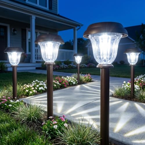8 Pack Solar Lights Outdoor Pathway (8 Count)