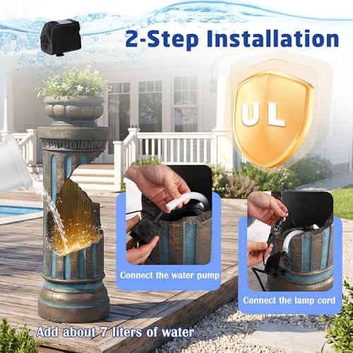 32" H Water Fountain