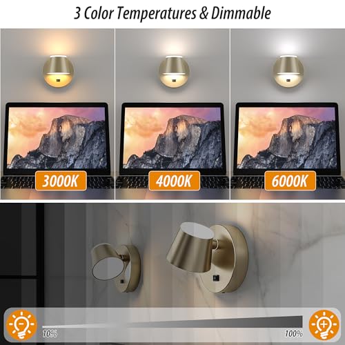 Battery Operated Wall Lights Set of Two
