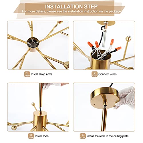 Sputnik Chandeliers for Dining Room