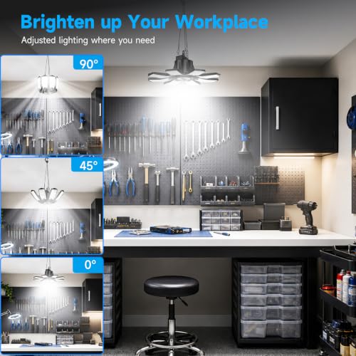 LED Garage Light Bulbs (6+1/Plug-in)