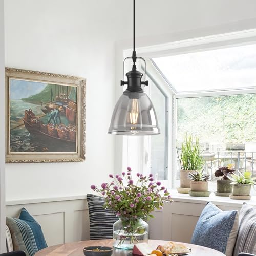 Black Pendant Lights Kitchen Island 2 Pack (2 Count)