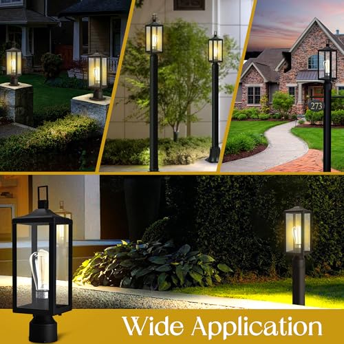 17 Inch Outdoor Lamp Post Light Fixture