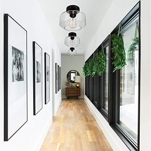 Industrial Semi Flush Mount Ceiling Light