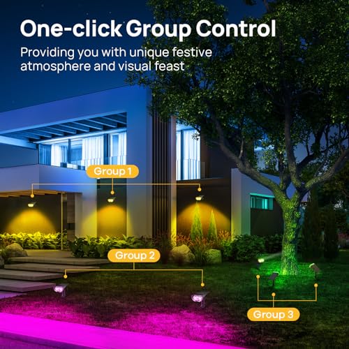 Smart Solar Motion Spotlights SL5 Upgraded (6 Count)