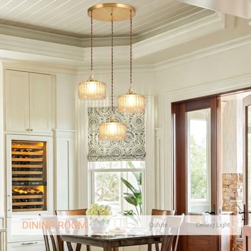 Amber Chandelier Mid