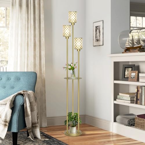 Gold Floor Lamps for Living Room (Gold)