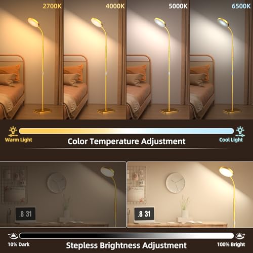 Floor Lamp Adjustable Height Floor Lamps for Living Room Bedroom