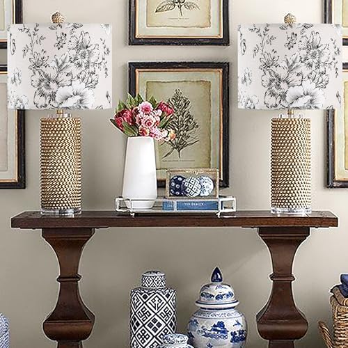 Chrysanthemum Pattern Printed Lamp Shade