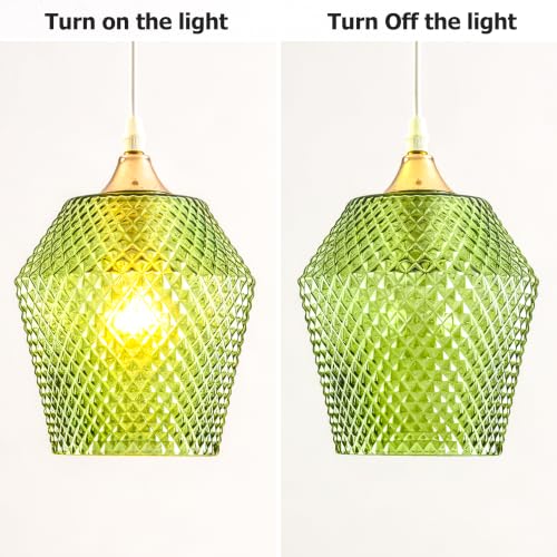 2Pcs Small Glass Lamp Shades (2 Count)