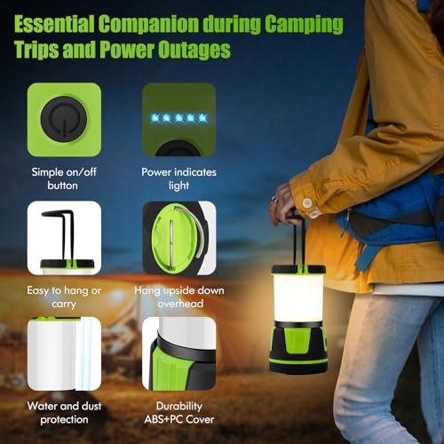 Rechargeable Emergency Lantern 3000 Lumens Camping Light