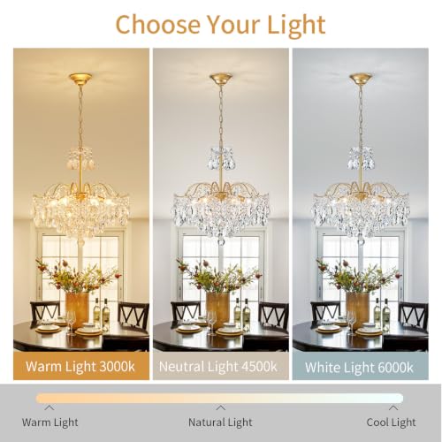 Modern Contemporary K9 Crystal Glass Chandelier Pendant Ceiling Lighting Fixture