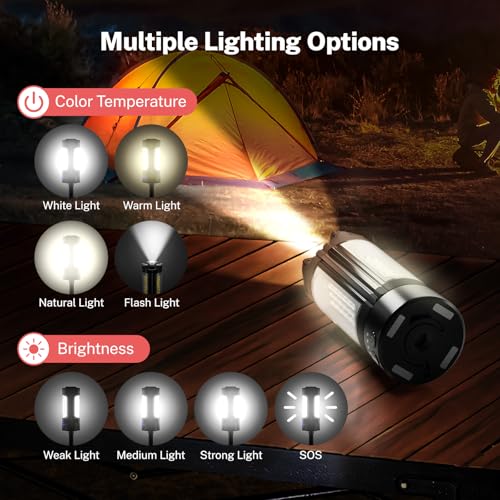 Rechargeable 10000mAh Camping Light with Stand