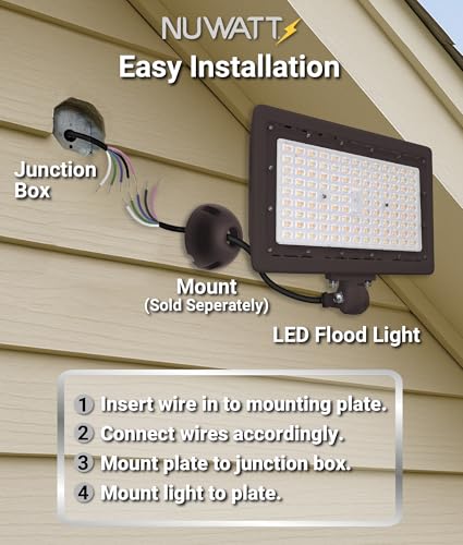 90W Outdoor LED Flood Lights Bronze