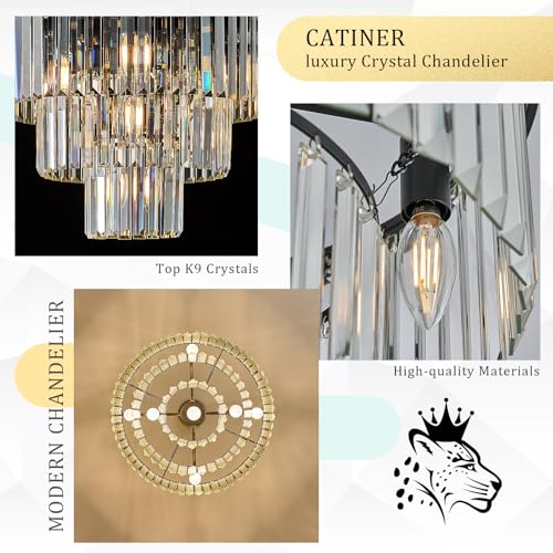 20" Modern Crystal Chandeliers