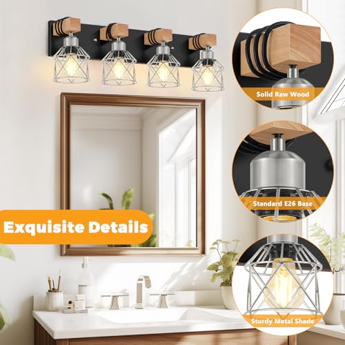 Farmhouse Vanity Light for Bathroom