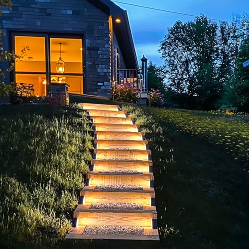 Solar Step Lights for Outside (24 Count)